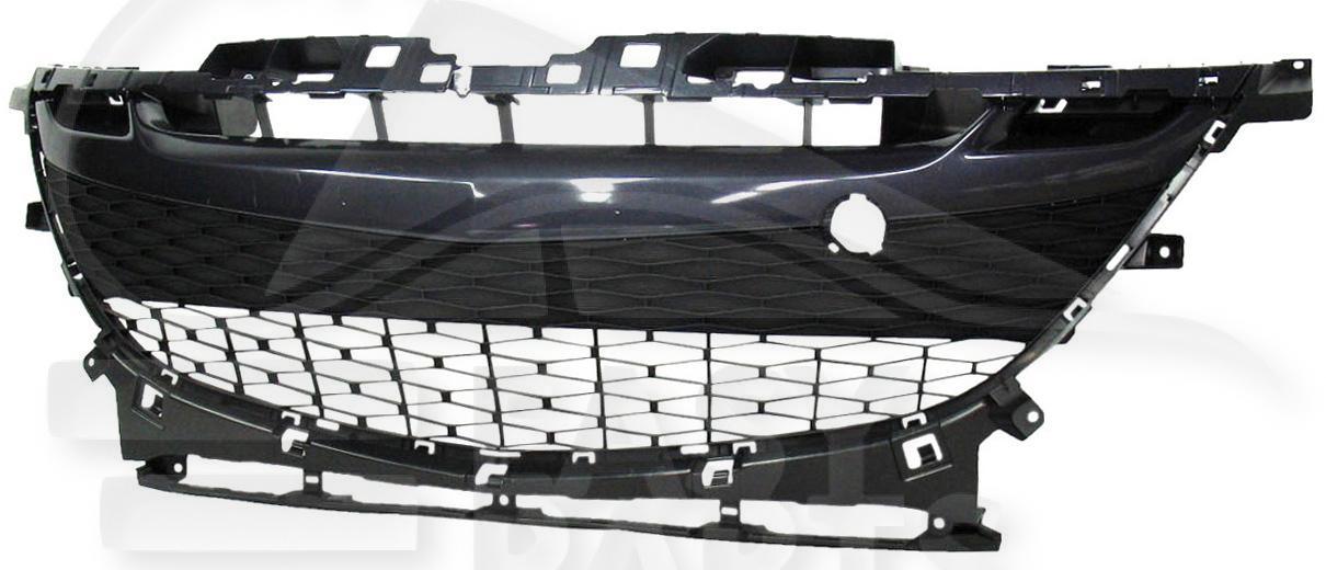 GRILLE DE PC AV CENTRALE NOIRE mod 2.5 L Pour MAZDA 3 - 4 PTES - MZ054 01/09→12/10