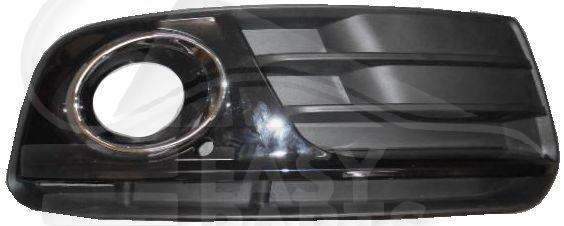 GRILLE DE PC AVD PEINTE NOIRE - A/MOULURE CHROMEE Pour AUDI Q5 - AD131 07/12→12/16