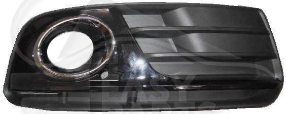 GRILLE DE PC AVD PEINTE NOIRE - A/MOULURE CHROMEE Pour AUDI Q5 - AD131 09/12→12/16