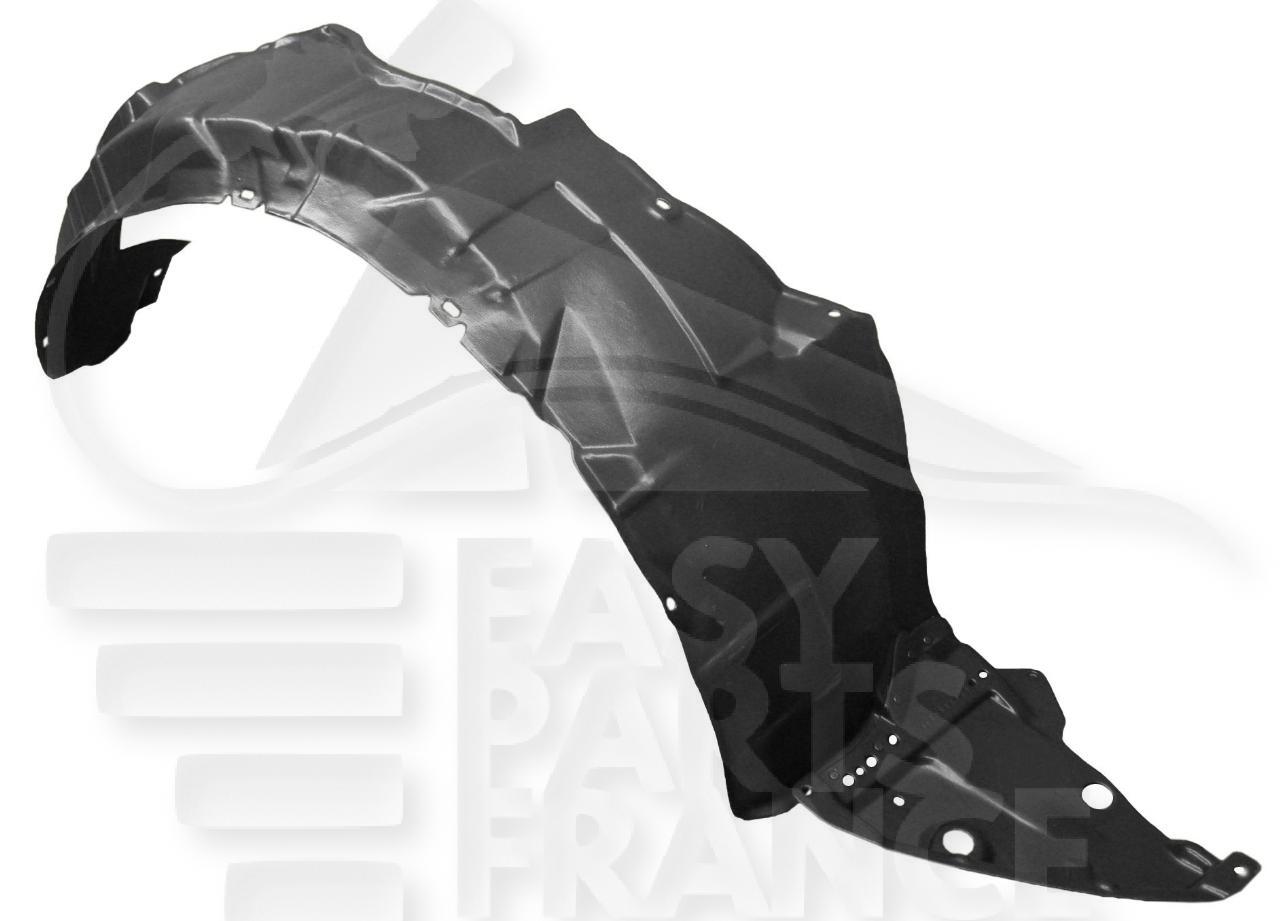 PARE BOUE AILE AVD sauf HYBRID Pour TOYOTA AURIS - TY011 03/10→12/12