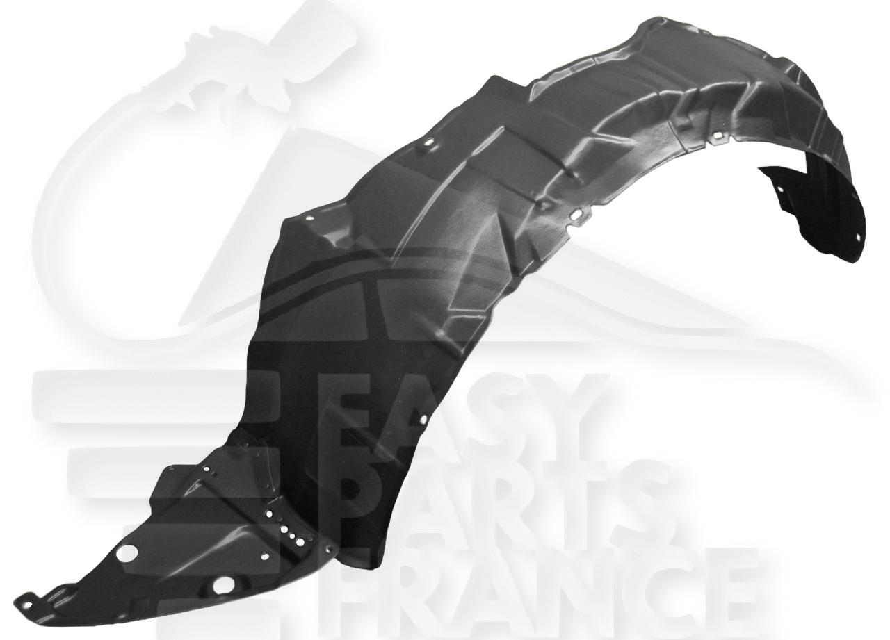PARE BOUE AILE AVG sauf HYBRID Pour TOYOTA AURIS - TY011 03/10→12/12