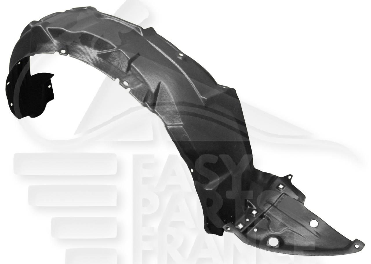 PARE BOUE AILE AVD mod HYBRID Pour TOYOTA AURIS - TY011 03/10→12/12