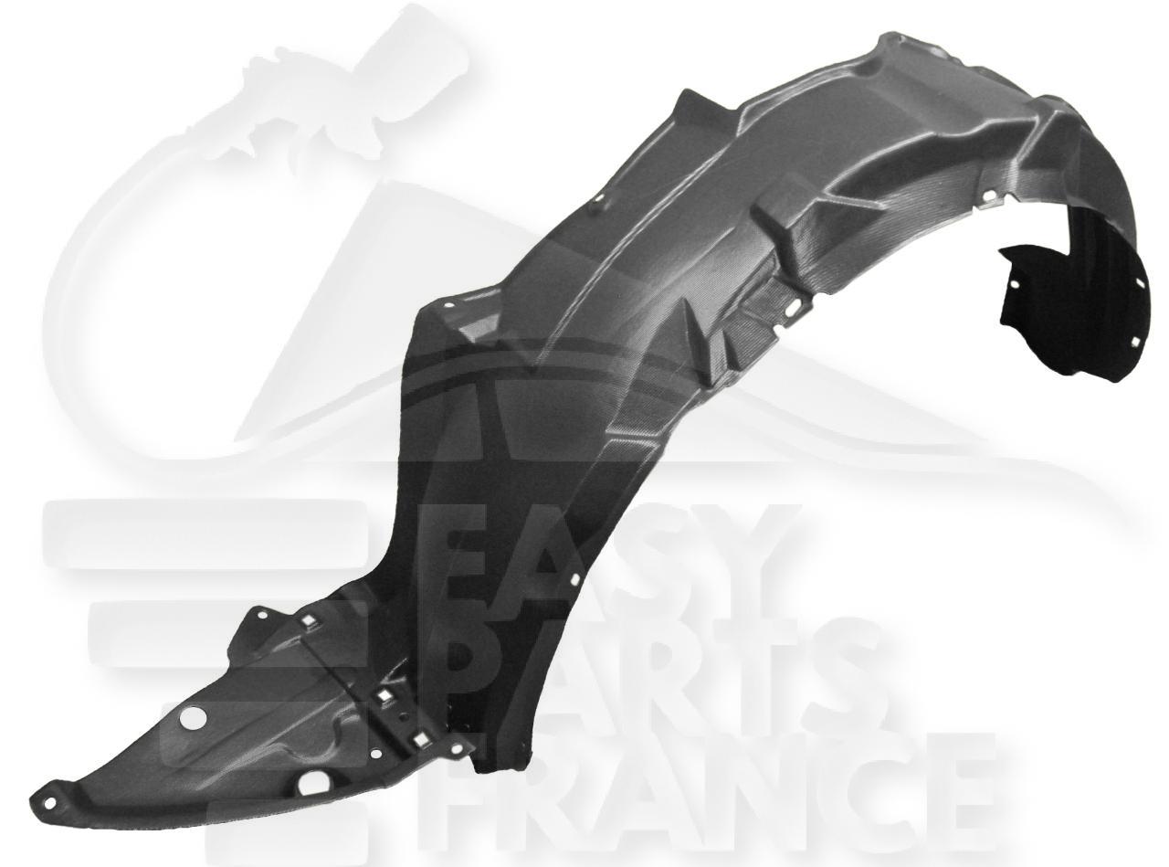 PARE BOUE AILE AVG mod HYBRID Pour TOYOTA AURIS - TY011 03/10→12/12