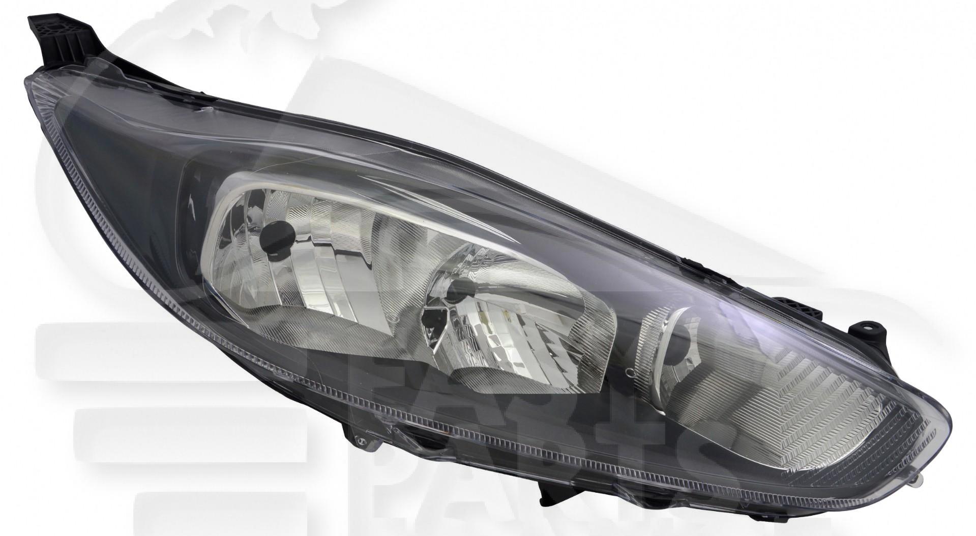 OPT D H7+H15 ELECT A/MOTEUR F/NOIR Pour FORD FIESTA - FD037 01/13→04/17