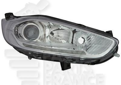 OPT D H7+H1 LED ELECT A/MOTEUR F/CHROME Pour FORD FIESTA - FD037 01/13→04/17