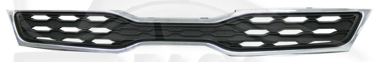 GRILLE DE CALANDRE CHROMEE - NOIRE Pour KIA RIO - KI073 07/11→11/14