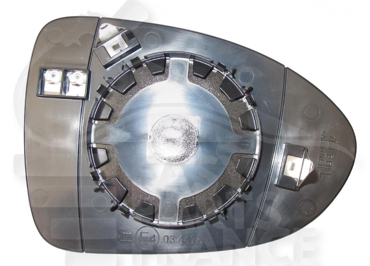 GLACE DE RETRO G CONVEX CHAUF Pour KIA RIO - KI073 07/11→11/14