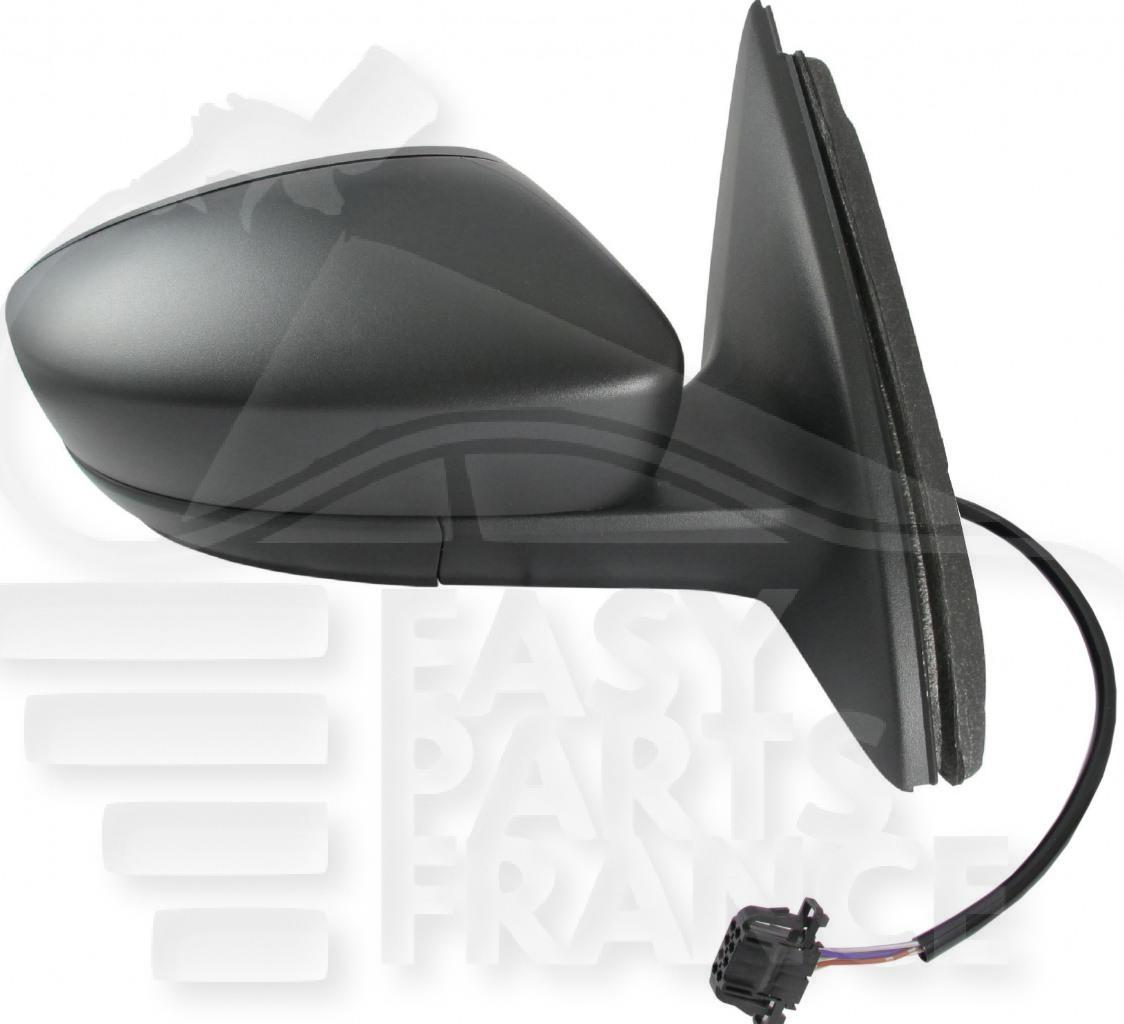 RETRO D ELECT CHAUF NOIR 5 PINS →08/15 Pour SKODA RAPID - SK080 09/12→08/16