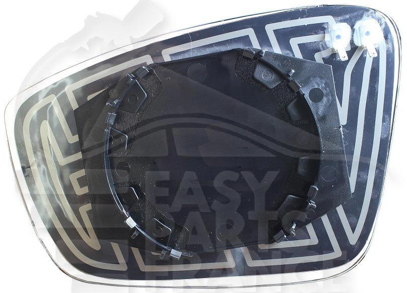 GLACE DE RETRO D +/- CHAUF Pour SKODA RAPID - SK080 09/12→08/16