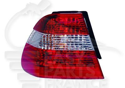 FEU ARG BL/ROUGE EXT MOD 4 PTES Pour BMW S3 E46 4 PTES / BREAK - BM041 09/01→02/05