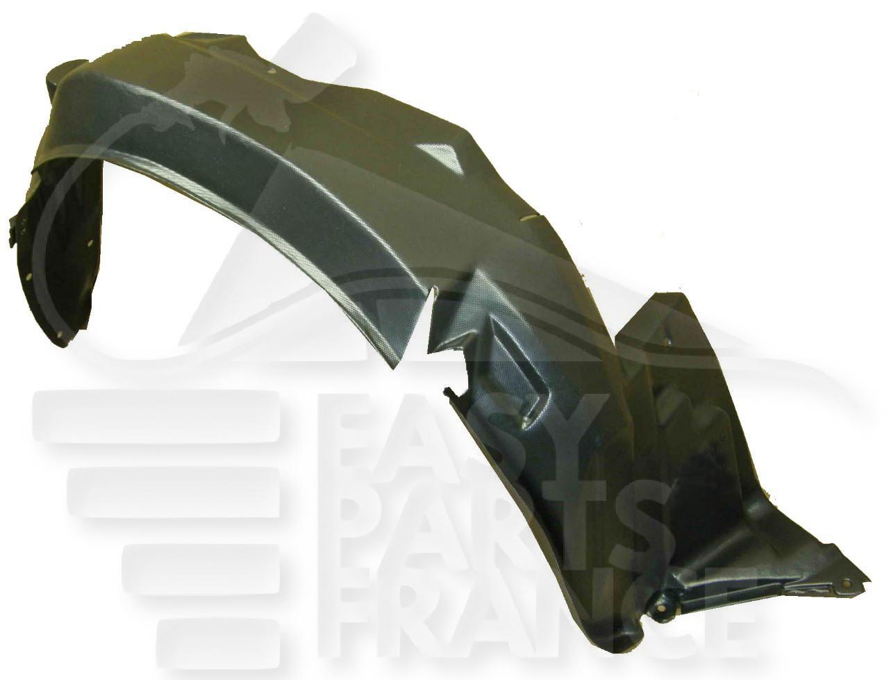 PARE BOUE AILE AVD Pour SUZUKI SPLASH - SZ080 01/08→06/12