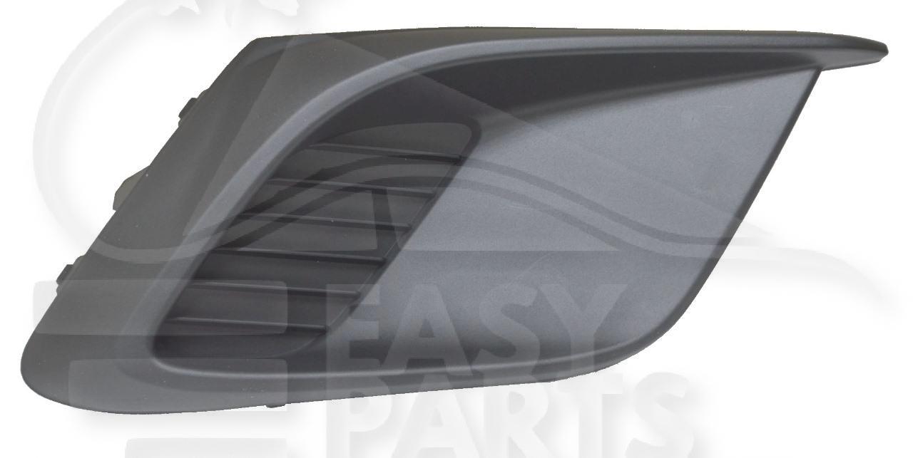 GRILLE DE PC AVD S/AB NOIRE Pour MAZDA 3 - 5 PTES - MZ057 06/13→12/16