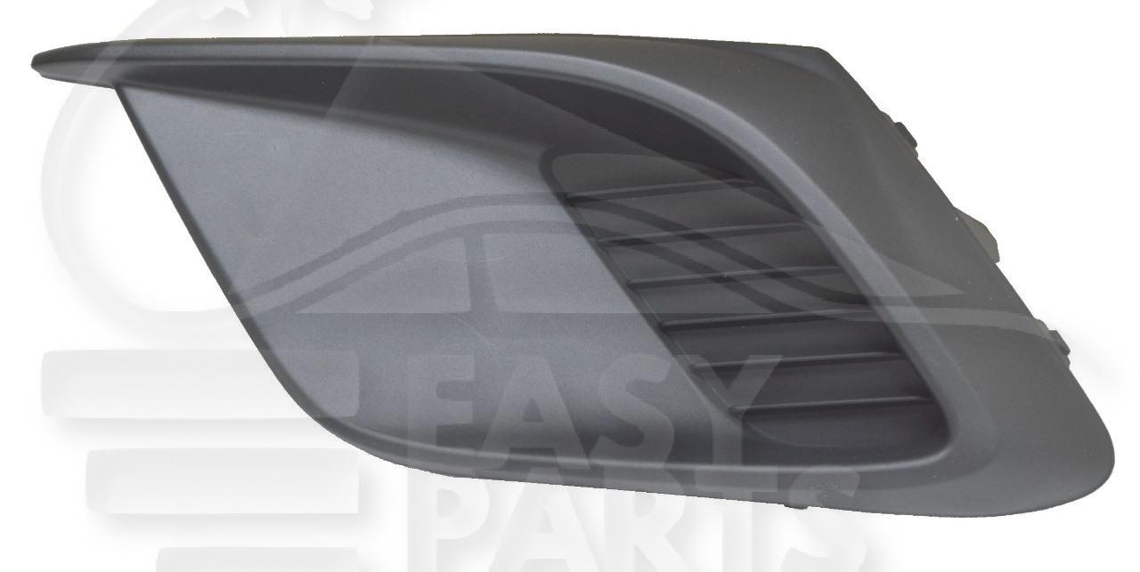 GRILLE DE PC AVG S/AB NOIRE Pour MAZDA 3 - 5 PTES - MZ057 06/13→12/16