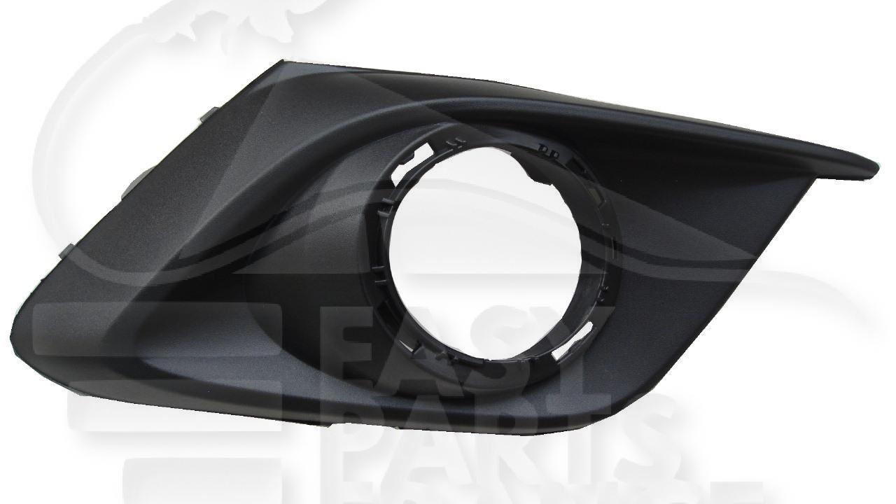 GRILLE DE PC AVD A/AB - A/EMPL MOULURE NOIRE Pour MAZDA 3 - 5 PTES - MZ057 06/13→12/16