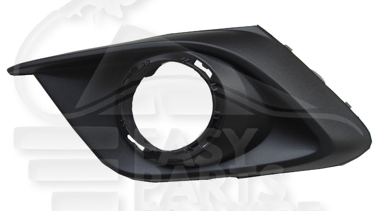 GRILLE DE PC AVG A/AB - A/AB - A/EMPL MOULURE NOIRE Pour MAZDA 3 - 5 PTES - MZ057 06/13→12/16