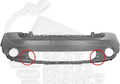 PC AV A PEINDRE A/MOULURE - CHROME LINE Pour MINI COUNTRYMAN - MN037 03/10→01/17