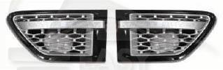 GRILLE AILE AVD ARGENT/GRISE M/AUTOBIOGRAPHY Pour LAND ROVER RANGE ROVER (L322) - LD053 01/10→11/12