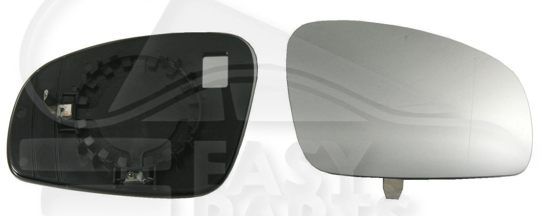GLACE DE RETRO D Pour SKODA ROOMSTER - SK051 03/10→