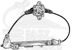LEVE VITRE ARD MANUEL Pour FIAT LINEA - FT120 09/07→12/10