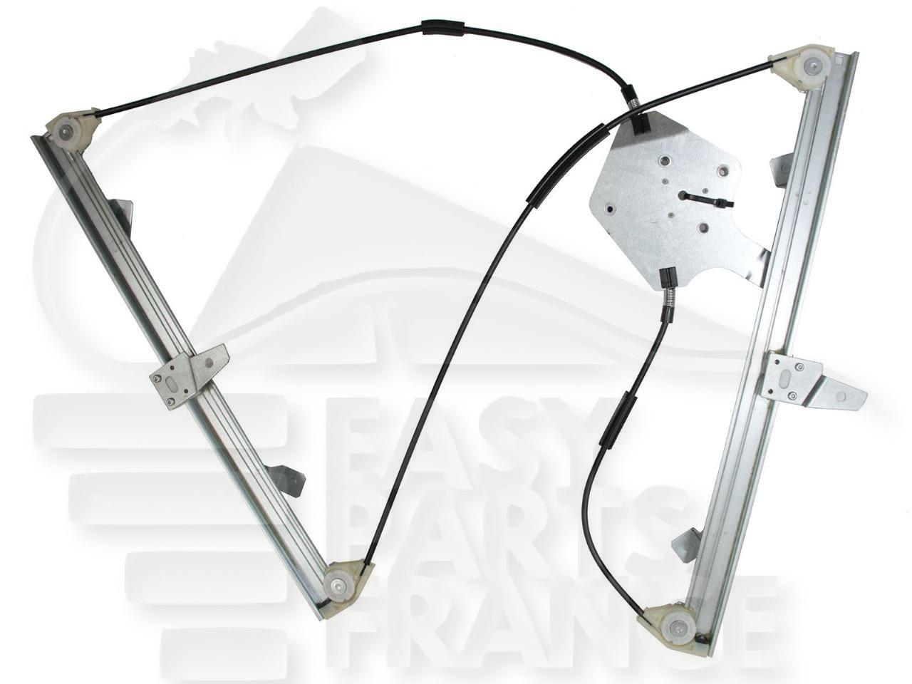 MECANISME DE LEVE VITRE ELECT AVD Pour NISSAN CABSTAR - NS017 09/06→01/11