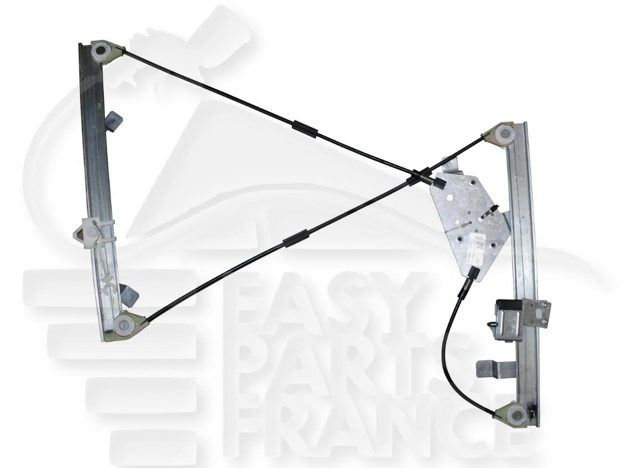 MECANISME DE LEVE VITRE ELECT AVD Pour OPEL ASTRA J GTC - 3 PTES - OP040 09/12→