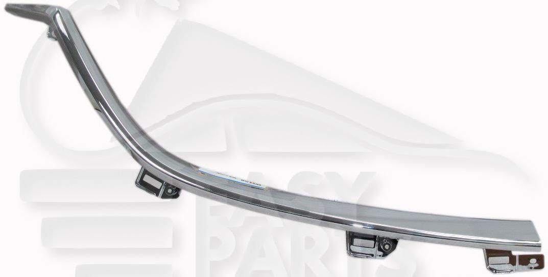 MOULURE CHROMEE DE GRILLE CALANDRE D Pour MAZDA 6 - MZ074 01/13→05/16