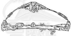 LEVE VITRE AVD MANUEL Pour FIAT PUNTO 3 PORTES - FT161 10/99→03/03