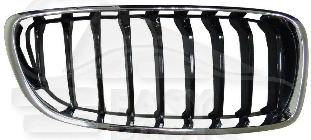 GRILLE DE CALANDRE AVD CHROMEE - NOIRE Pour BMW S4 - F32/F33 (F82 ) - M TECH- BM220 06/14→02/17