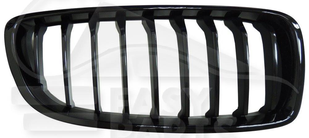 GRILLE DE CALANDRE AVD A PEINDRE - NOIRE Pour BMW S4 - F32/F33 (F82 ) - M TECH- BM220 06/14→02/17